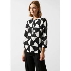 STREET ONE Shirtbluse, mit verlängertem Rückenteil STREET ONE black 46