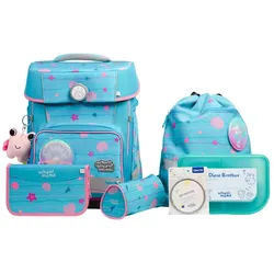 SCHOOL-MOOD® Schulranzen Champion Maxx Pro (7-tlg), PET blau