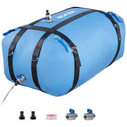 VEVOR Wasserspeicherblase, 132L TPU-Weichwasserbeutel, Wasserspeicherbehälter, auslaufsicherer & verschleißfester Wohnmobil-Wassertank für die Bewässerung im Outdoor beim Camping