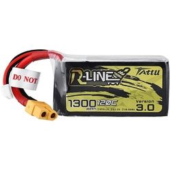 Li-Polymer-Akku - 1300mAh (22.2V) 120C 6S R-Line V3 XT60-Stecker für Modellbau, Drohne, Multicopter, Quadrocopter wie 6S1P