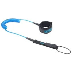 ION SUP TEC Leash coiled black 2025 SUP-Leash Band Leine, Leash Längen: 10'