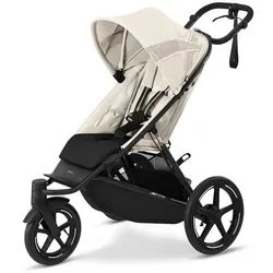 cybex Gold Jogger , Creme , Textil , 68.5x113x118.5 cm , Feststellbremse, Fußstütze abklappbar, Federung, Verdeckung abnehmbar, 5-Punkte-Gurt, Handbremse, für Babyschale geeignet, Transportsicherung, Einhand-Faltmechanismus , Baby on Tour, Kinderwagen, Sportkinderwagen & Babyjogger
