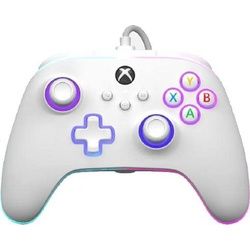 PowerA XB Controller Advantage wired Lumectra white POWERA (Xbox, PC), Gaming Controller, Weiss