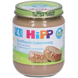 HiPP Rindfleisch-Zubereitung ab dem 4. Monat – Bio-Qualität