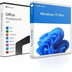 Office 2021 Professional + Windows 11 Professional | Combo | Angebot! 2 für 1 - 5PC