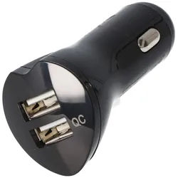 Kfz-USB-Ladegera?t 2-fach max. 20W, für 1x USB-C und 1x USB Stecker max. 2A