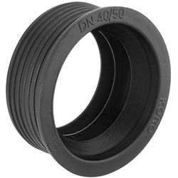 Gummimanschette aus EPDM für Abflussrohr - Nennweite 40/50 mm - für Anschluss DN 40 (1 1/2'')