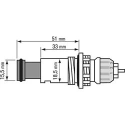 Danfoss Ventileinsatz Typ RA-N für Kompaktheizkörper G1/2''A Einstellbereich von 0,14-0,87