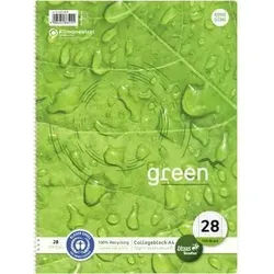 Staufen Collegeblock Green 608510028 DIN A4 70g kar. ws 100Bl