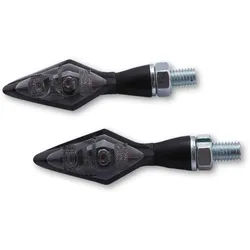 HIGHSIDER LED Rück-, Bremslicht, Blinker Einheit PEN HEAD DOUBLE, schwarz, getönt, schwarz