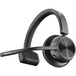 POLY Voyager 4310 USB-C Headset + BT700 Dongle Ladestation, Bluetooth® On-Ear (Mono) Schwarz