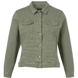 La veste en jean Via Appia Due vert