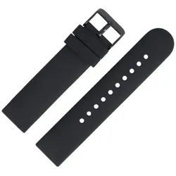 MARBURGER Uhrenarmband 20mm Silikon Fitness Smartwatch XS Extra Kurz Schwarz schwarz