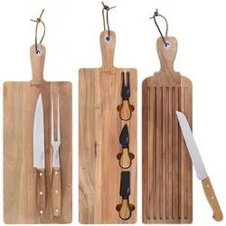 Homeware Profession. Brotmesser , Holz, Metall , Akazie , massiv , Lfgb , Küchenmesser, Brotmesser