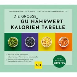 Die große GU Nährwert-Kalorien-Tabelle 2024/25 Buch 1 St