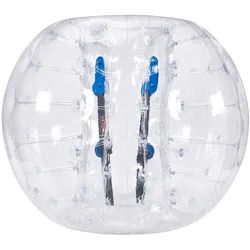 VEVOR Aufblasbarer Bump Ball Bumper Stoßball 1 Stk. 1,5 m x 1,2 m, Menschlicher Kollisionsball, PVC-Körperblasen-Bounce-Ball für Outdoor-Aktivitäten, Transparenter Aufblasbarer Bumper Ball