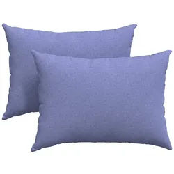 vidaXL Sitzauflage Sofakissen 2 pcs Jeans blau 70 x 50 cm Stoff, (2 St) blau