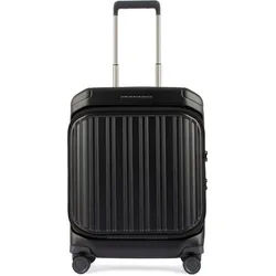 Piquadro PQ-Light Fast-check 4-rollen Laptop-Handgepäck-Trolley matt black