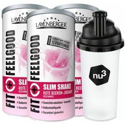 Layenberger Fit+Feelgood Slim Shake Rote Beeren-Joghurt + nu3 Shaker