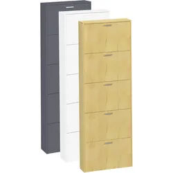 VCM Holz Regal Kipper Schuhregal Schuhschrank Schuhkipper 5 Sulos XL
