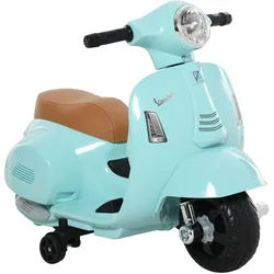 Homcom Vespa Elektromotorrad Kindermotorrad Elektrofahrzeuge 3 bis 6 Jahren Grün , Metall , 38x52x66.5 cm , unisex , Freizeit & Co, Gartenspielzeug, Kinder-Elektrofahrzeuge