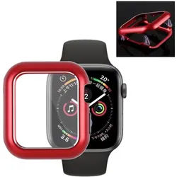Metall Schutzhülle für Apple Watch 4/ 5/ 6/ 2020/ 2023/ SE 44 mm Case Cover Magnetisch Bumper Tasche Rot