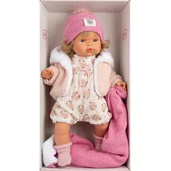 Llorens - Babypuppe - Lola, 38cm, weicher Stoffkörper