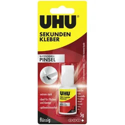 UHU Bastelkleber UHU Sekundenkleber blitzschnell Pinsel flüssig 5 g