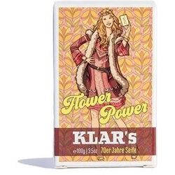 Klar-Seifen - 70er Retro Seife Flower Power (palm√∂lfrei) 100 g