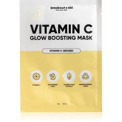 breakout + aid Vitamin C Glow Boosting Mask Zellschicht-Maske mit Vitamin C 34 g