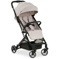 Hauck Buggy , Beige , Metall , 86x50x104 cm , EN 1888 , Feststellbremse, Fußstütze abklappbar, Federung, 5-Punkte-Gurt, Transportsicherung, mit Tragegriff, Einhand-Faltmechanismus, abnehmbarer Schutzbügel , Baby on Tour, Kinderwagen, Buggys