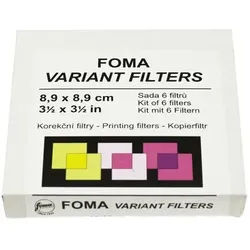 Foma Multikontrastfiltersatz 9X9cm Gradationsstufen 0-5