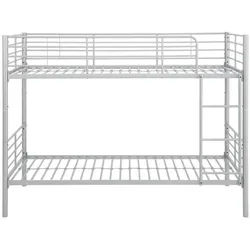 Mid.you Hochbett , Silberfarben , Metall , 208x90 cm , Babymöbel & Kindermöbel, Kinderzimmer & Jugendzimmer, Kinderbetten, Hochbetten