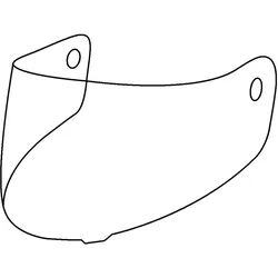 Scorpion KDS-F-02 Exo-JNR Air Maxvision Visier, transparent für Männer