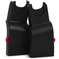 ABC Design Adapter , Schwarz , Kunststoff , Baby on Tour, Kinderwagen, Kinderwagenzubehör, Kinderwagen-Adapter