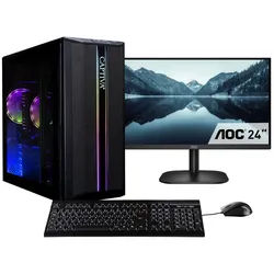 CAPTIVA Power Starter R79-999 TFT Bundle Business-PC-Komplettsystem (60,5", AMD Ryzen 5 Ryzen 5 5600G, Radeon Graphics, 16 GB RAM, 1000 GB SSD) schwarz