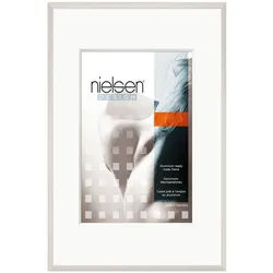 Nielsen Bilderrahmen , Silberfarben , Metall , rechteckig , 50x60 cm , Bilder & Rahmen, Bilderrahmen, Bilder - & Fotorahmen