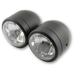 SHIN YO Scheinwerfer-Set, schwarz, Fern + Abblendlicht, schwarz