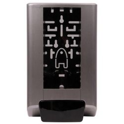 IntelliCare Seifenspender, tropffrei, Langlebiges und modernes Spendersystem mit manueller Dosierpumpe, Farbe: metallic-silber
