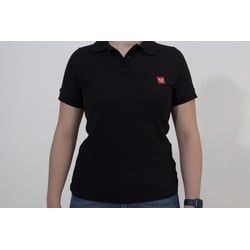 SW-Motech Polo-Shirt - Core Line. Schwarz. Damen. Größe M., schwarz