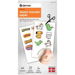 Wassertransfer-Papier für CH12512 Mobiler Farbdrucker: Tattoo Transferfolie, bedruckbare Abziehbilder - DIY Tattoo Folie