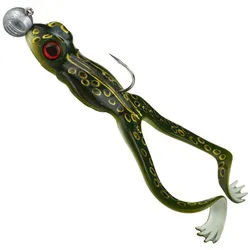 SPRO Kunstköder Spro The Frog To-Go 10cm 5g - montierter Gummifrosch