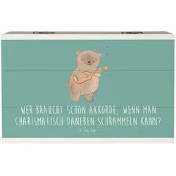 Mr. & Mrs. Panda Dekokiste 19 x 12 cm Charisma Gitarre - Meeresbrise - Geschenk, Gitarrenspiel, (1 St) blau