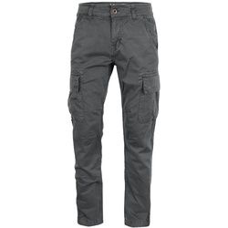 Alpha Industries Agent Pant Cargo Hose greyblack, Größe 38