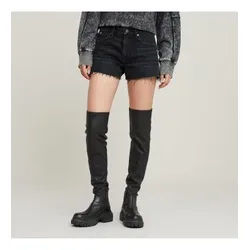 G-Star für Damen. D24376-D933-H114 Kurzes True Denim schwarz (27), Lässig, Bio-Baumwolle, Nachhaltig