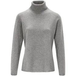 Le pull col roulé include gris