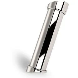 SO-TECH® Tischaufsatz Barkonsole schräg 21°, (2-St), Höhe 200 mm / Ø 50 mm Chrom poliert silberfarben