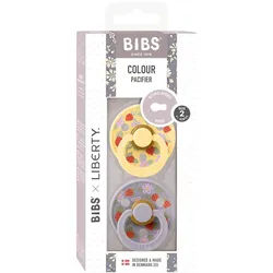 Bibs® Liberty Sauger Größe 2 (ab 6 Monaten) Garden Strawberry Pale
