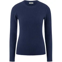Le pull include bleu