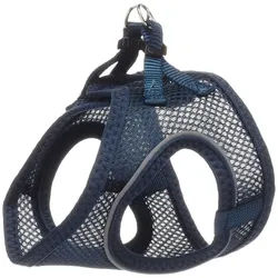 Flamingo Geschirr Katzen Geschirr Step & Go Berta dunkelblau blau Größe: S Halsumfang: 24-29 cm / Brustumfang: 31-35 cm